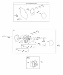Cylinder Head Gasket Set Diagram and Parts List for 106232-0116-H7  Briggs and Stratton Engine